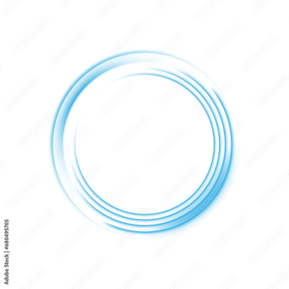 Light blue Twirl png. Curve light effect of blue line. Luminous blue spiral png. Element for your design, advertising, postcards, invitations, screensavers, websites, games. PNG.