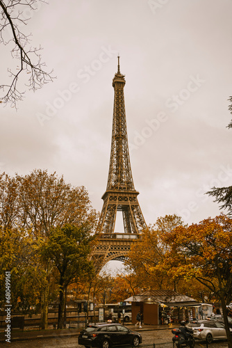 Paris, France: Beautiful view of the Eiffel Tower in autumn © Olga
