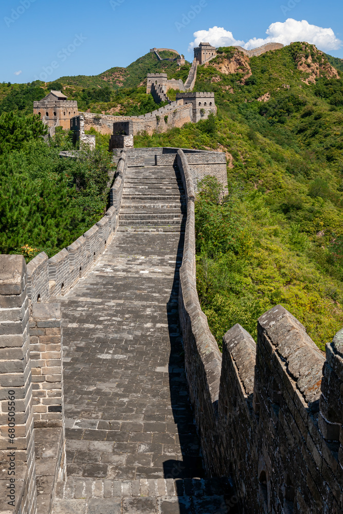 The Great Chinese Wall at Jinshanling The Great Chinese Wall at Jinshanling