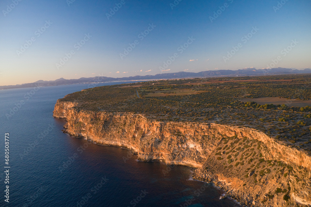 Cliffs of Mallorca Aerial