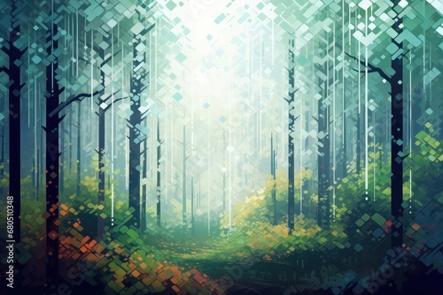 background with trees