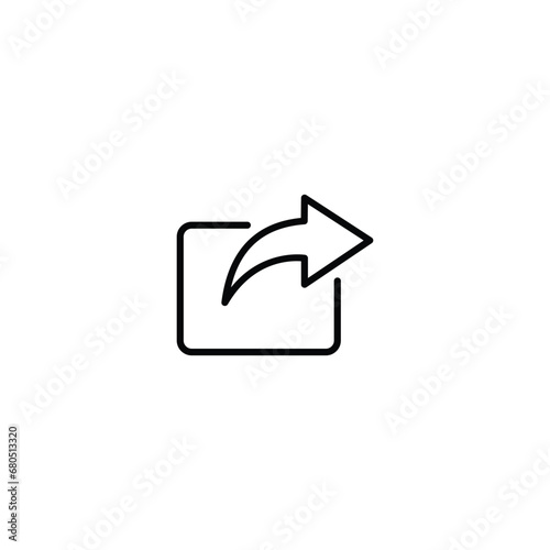 Share icon vector, Share symbol for web