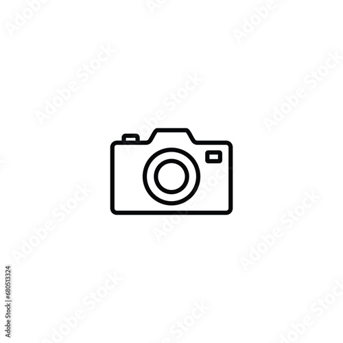 Camera icon, camera symbol vector for web