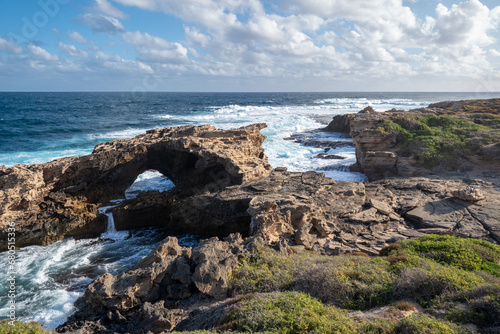 Rock formations at West End, Rottnest Island, Western Australia