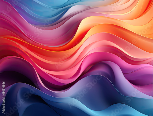 Explore the concept of fluid in a modern gradient design for a trendy background.