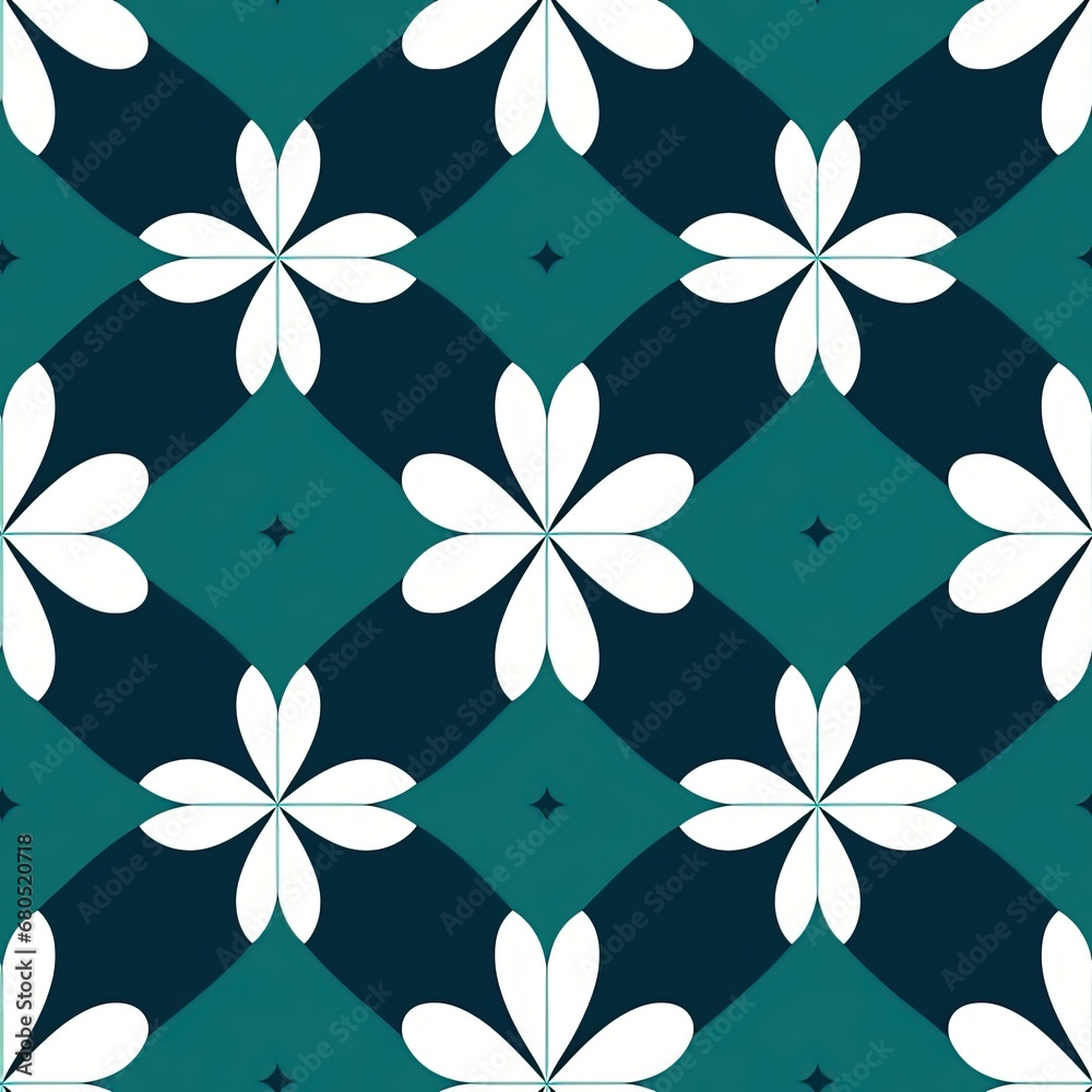 Fototapeta premium classic pattern textile design chess background