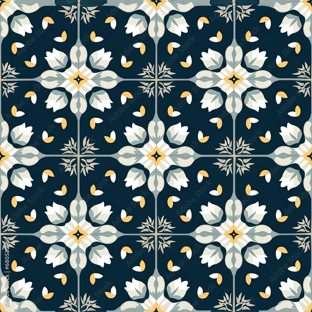 classic pattern textile design chess background