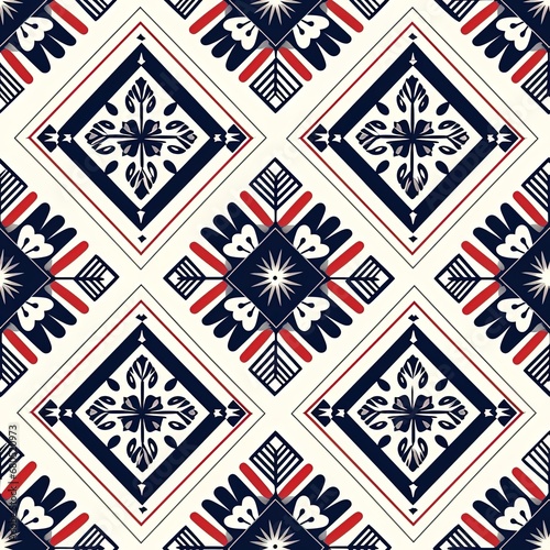 Wallpaper Mural classic pattern textile design chess background Torontodigital.ca