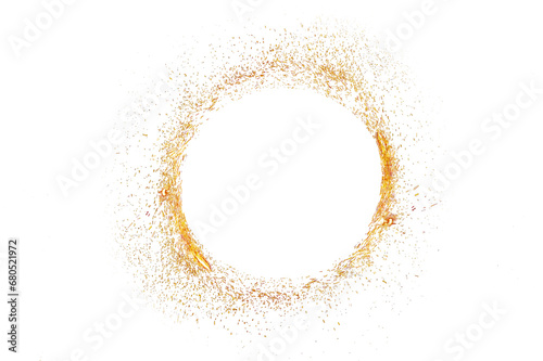 circle light frame Isolate on transparent background PNG file