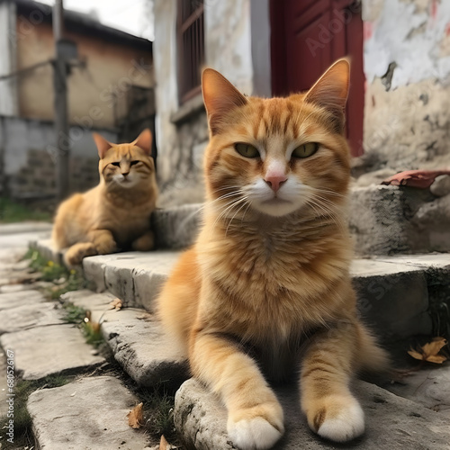 Cute cat pictures from Bosnia. Generative AI