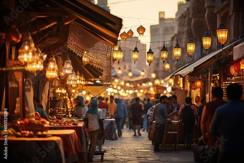 Ramadan Street Festivity: Lanterns, Lights, and Community