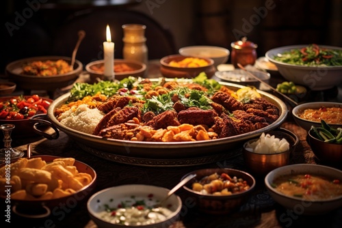 Family Gathering for a Traditional Feast