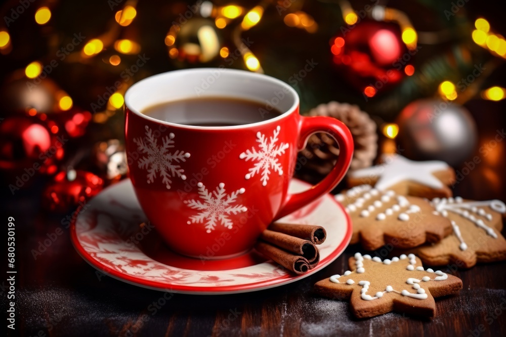 Obraz premium Christmas Coffee Break.