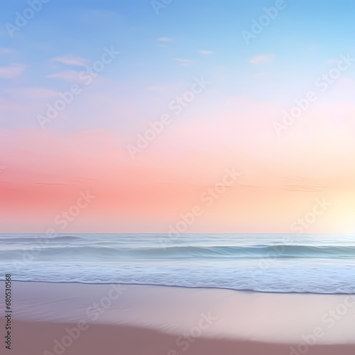 background with a soft gradient depicting a coastal sunset