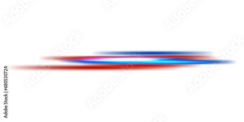 eautiful glow light flare and spark. Red blue special effect, speed police line. Magic of moving fast lines. Laser beams, horizontal light rays. Particle motion effect. PNG. photo