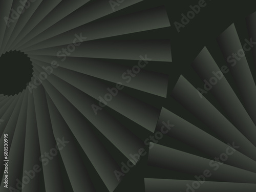 Black premium abstract background with luxury dark lines and geometric shapes. Modern exclusive background for posters, banners, wallpapers, futuristic design concepts, etc.