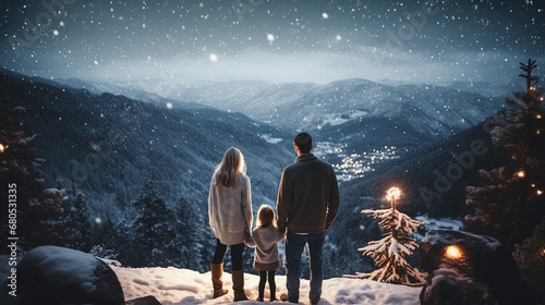 a happy christmas photography santa snow