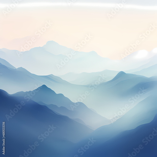 the misty essence of mountains