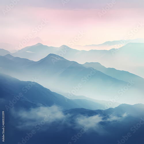 the misty essence of mountains