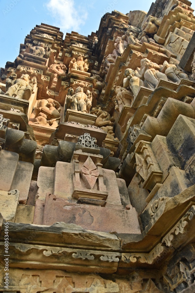 Fototapeta premium Khajuraho Group of Monuments | UNESCO World Heritage Site, Madhya pradesh, India