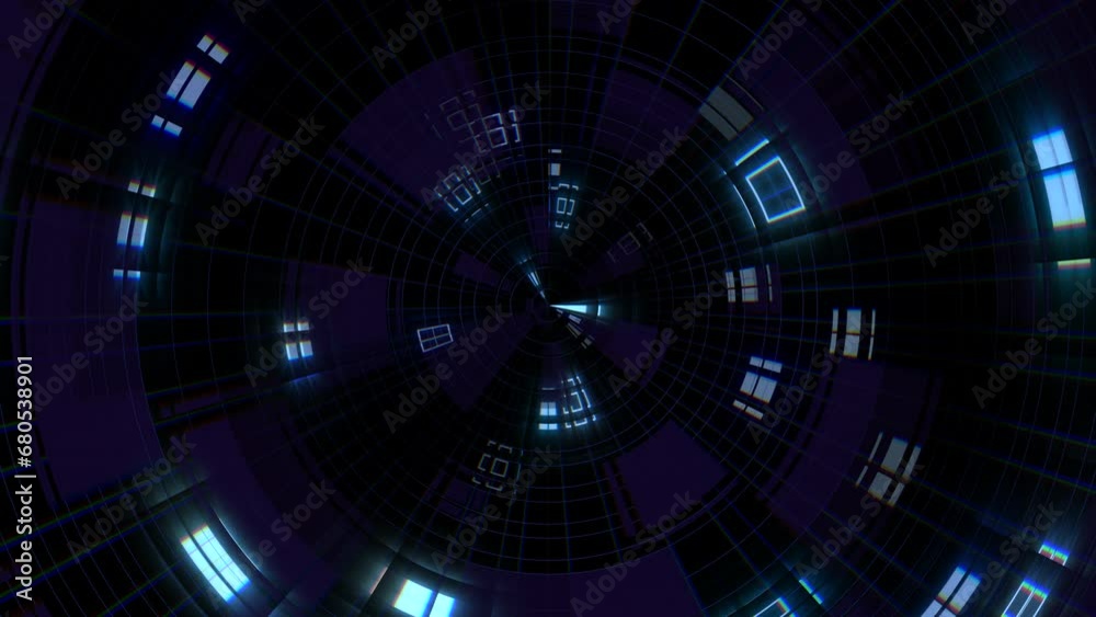 A striking 3D rendering of a futuristic city at night. Towering sleek buildings emit blue and purple lights, while empty streets add a dark and captivating ambiance A striking 3D rendering of a futuristic city at night. Towering sleek buildings emit blue and purple lights, while empty streets add a dark and captivating ambiance