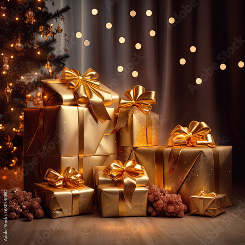 Christmas Tree with Gifts.