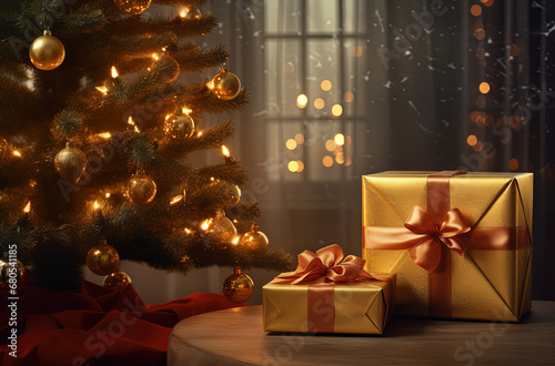 Christmas Tree with Gifts.