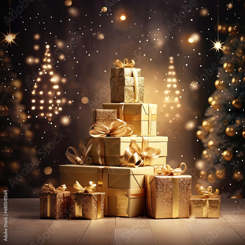 Christmas Tree with Gifts.