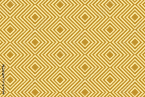 seamless abstract gold luxury pattern diamond shapes background with geometric zigzag lines vector design