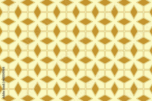 seamless abstract gold luxury pattern diamond shapes background with geometric lines vector design