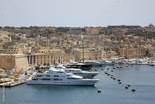 Valletta harbour , Malta