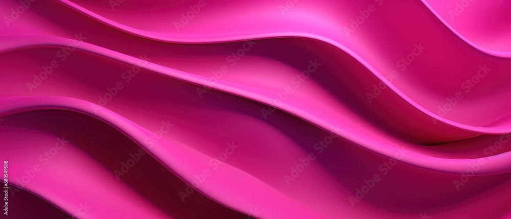 Obraz premium Abstract wavy art featuring pink waves.