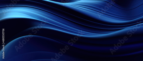 Captivating abstract design with undulating blue lines.