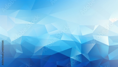 Soft blue low poly background, ideal for calm and professional settings.