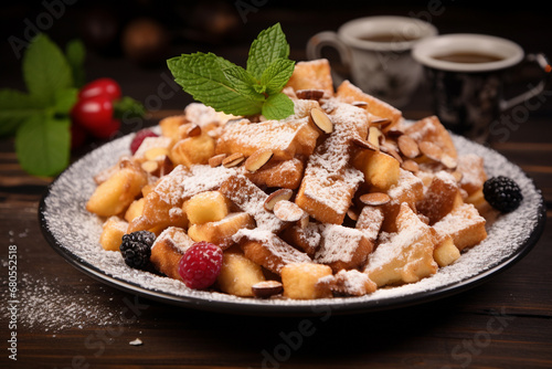 Österreichischer Kaiserschmarrn mit Rosinen photo