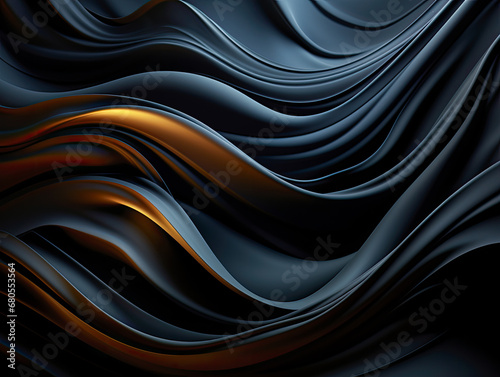 Abstract design on a black background.