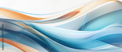 Abstract wave lines wallpaper in glass morphism style.