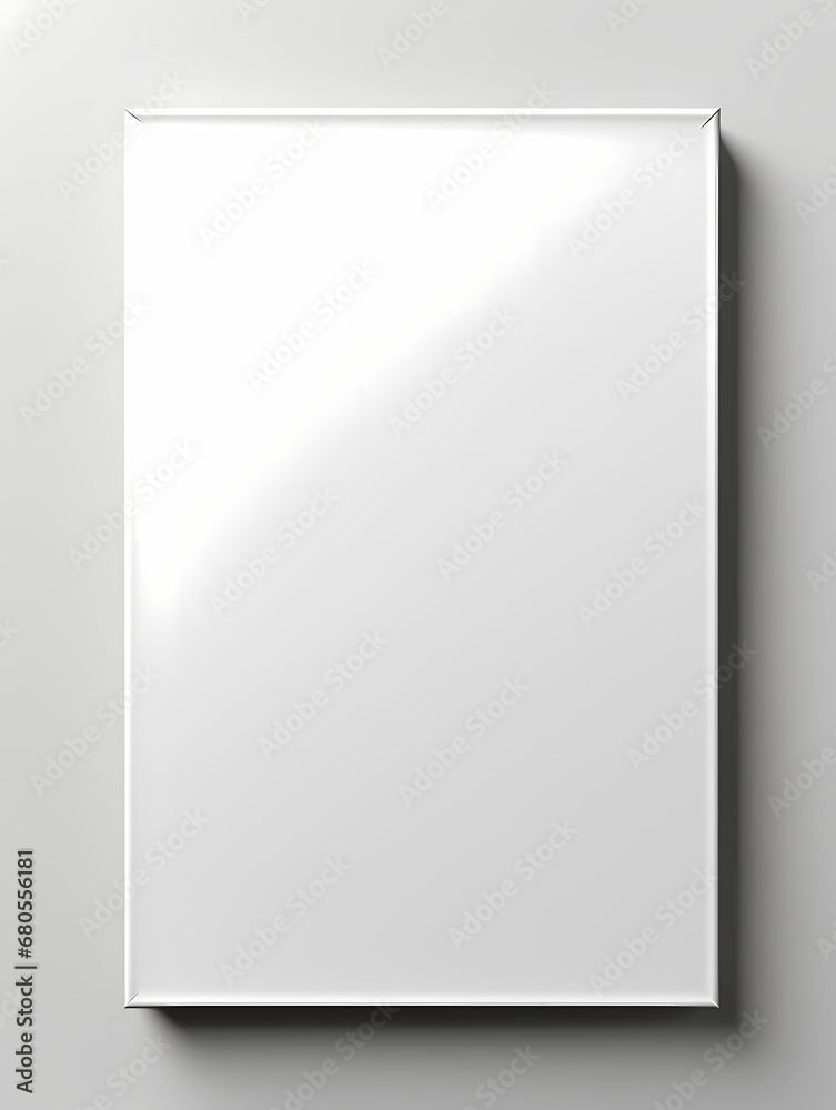 Blank wooden picture frame mockup in modern interior. Vertical template mock up for artwork, painting, photo or poster in interior design, generative AI Blank wooden picture frame mockup in modern interior. Vertical template mock up for artwork, painting, photo or poster in interior design, generative AI