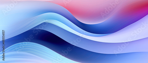 Abstract background with dynamic blue and pink wavy lines.