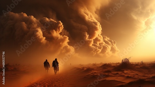 Massive Dust Storms Impacting Regions © car
