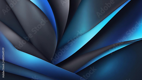 Abstraktes Blau und Schwarz sind helle Muster mit dem Farbverlauf ist die mit Bodenwand-Metallstruktur, weichem Tech-Diagonalhintergrund, schwarz, dunkel, sauber.