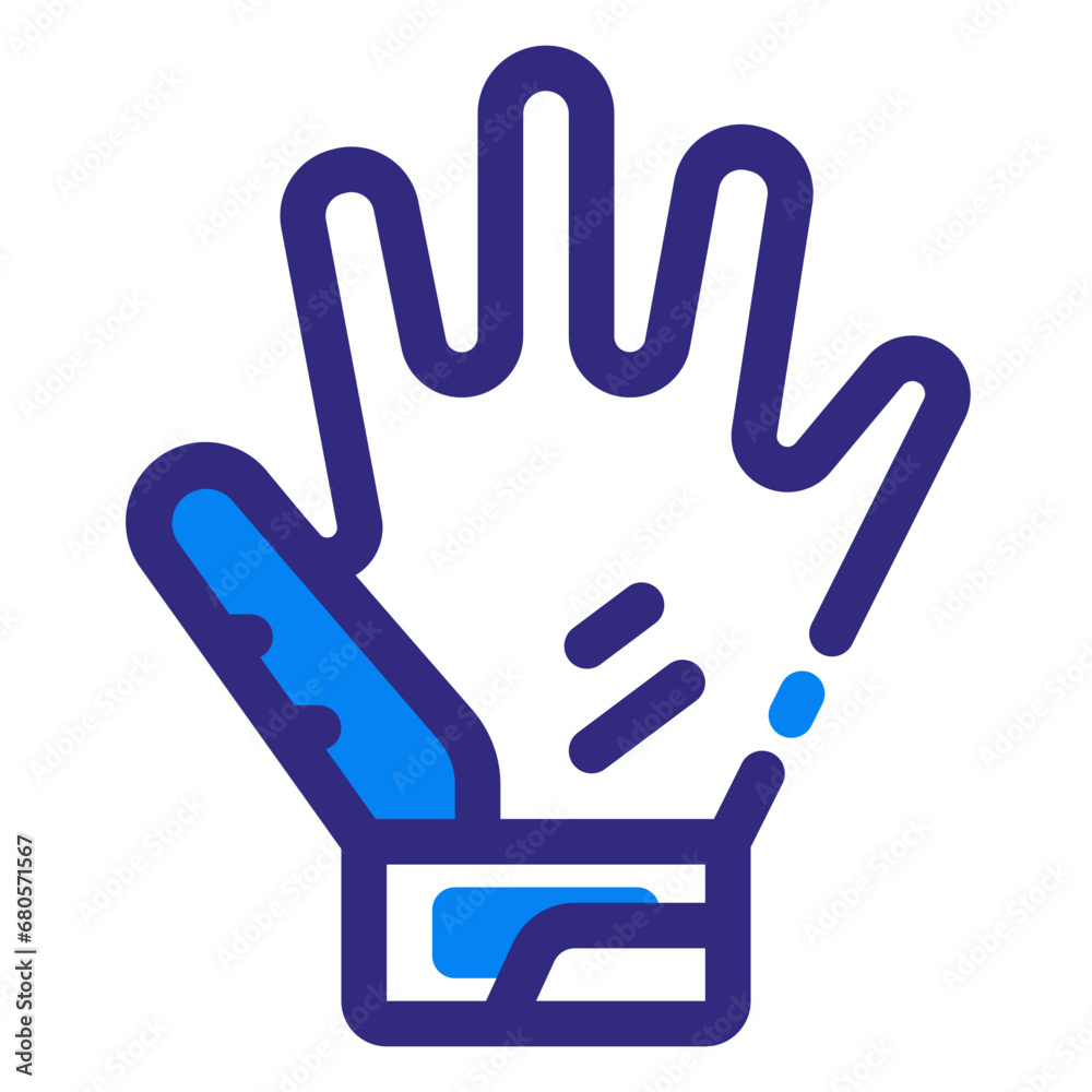 Rugby Glove Mixed Icon Rugby Glove Mixed Icon