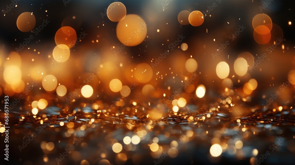 Beautiful gold tone background in with bokeh. Sparkling guillor Beautiful gold tone background in with bokeh. Sparkling guillor