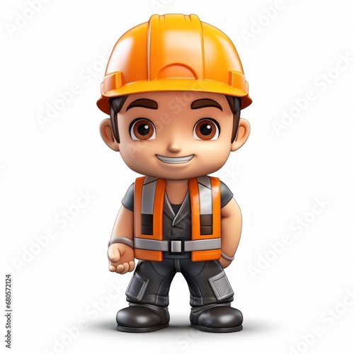 Construction Worker's Hard Hat and Hi-Vis Vest  © Ilsol