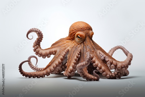 Octopus on Table: A Curious Sea Creature Finds Its Way to Unusual Territory