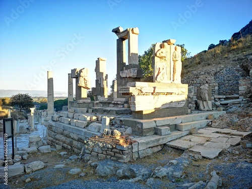 Ephesos antike römische Stadt an der türkischen Ägäis
