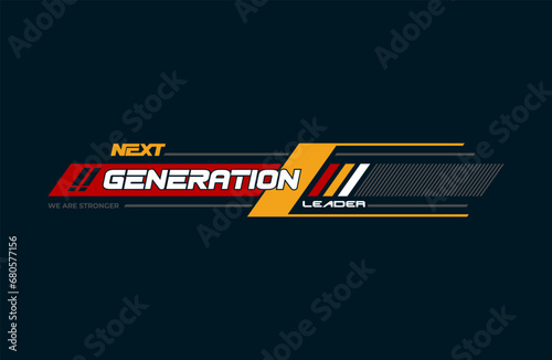 next generation typography t-shirt and apparel design.
