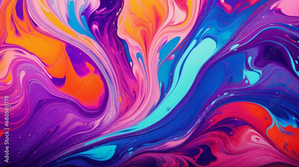 colored strokes of paint abstract background.