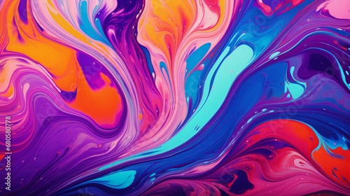 colored strokes of paint abstract background.