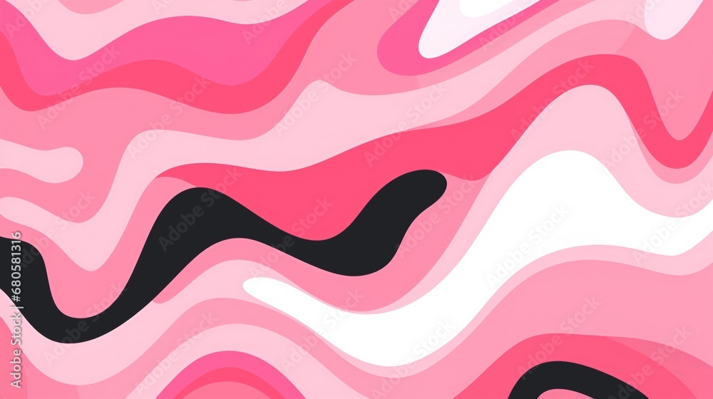 Pink abstract preppy wallpaper. Generated AI.